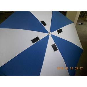 Sombrilla con Cargador Solar FD y Luz LED, Parasol de Playa para Exteriores con Cargador de Teléfono - Product Image 3