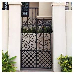 Puertas <span class=keywords><strong>de</strong></span> Hierro Forjado <span class=keywords><strong>de</strong></span> <span class=keywords><strong>Entrada</strong></span> Principal Francesas, Diseño <span class=keywords><strong>de</strong></span> Lujo, Alta Calidad, Anti-robo, Gran Venta - Product Image 6