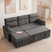 Huichen Home Custom L-Form Faltbare Ecke Klapp ausziehbares Schlafs ofa für Wohnzimmer Couch Bett Sofa kommen mit Lagerung