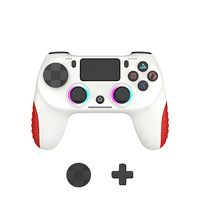 Control Inalámbrico para PS4, Reemplazo de Gamepad, Conexión BT, Vibración Turbo, Control Ergonómico para Juegos
