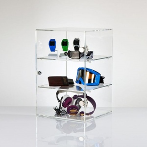 Custom Clear Large 3-Tier Perspex Acrylic for Display Cabinet with Storage for Beautiful <b>Model</b> Toy Car and Custom Logo - Product Image 3