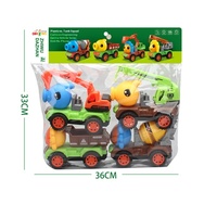 Meilleures ventes 2025 : Jouets pour enfants, voitures à friction, lot de 4, voitures de cascade sur route, Monster Truck