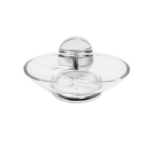 Porte-savon Mod Bird Chrome 12,5 cm de largeur, 6,2 cm de hauteur, 11,0 cm pour utilisation dans la salle de bain - Product Image 1