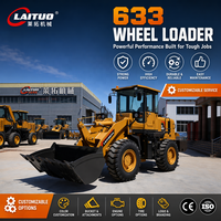 Cargadora de Ruedas Laituo 4WD con Motor Weichai, Capacidad de Carga de 3 Toneladas, Cargadora Compacta para Sudáfrica
