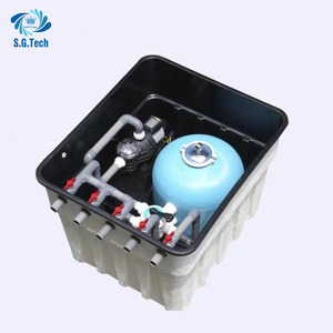 Système de filtration intégré pour une installation facile Accessoires enterrés de pompe de filtration souterraine en PVC pour <span class=keywords><strong>piscine</strong></span> - Product Image 4