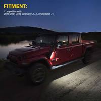 Soldes Exceptionnelles : Éclairage de Courtoisie LED Avancé pour Aile, Style OEM Premium, 36W 3600LM, pour Wrangler JL et Gladiator JT