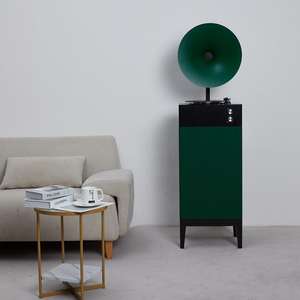 Tocadiscos de Vinilo Moderno Personalizado de Fábrica, Tocadiscos Integrado con Bluetooth, Estéreo, Decorativo, de Alta Fidelidad - Product Image 3