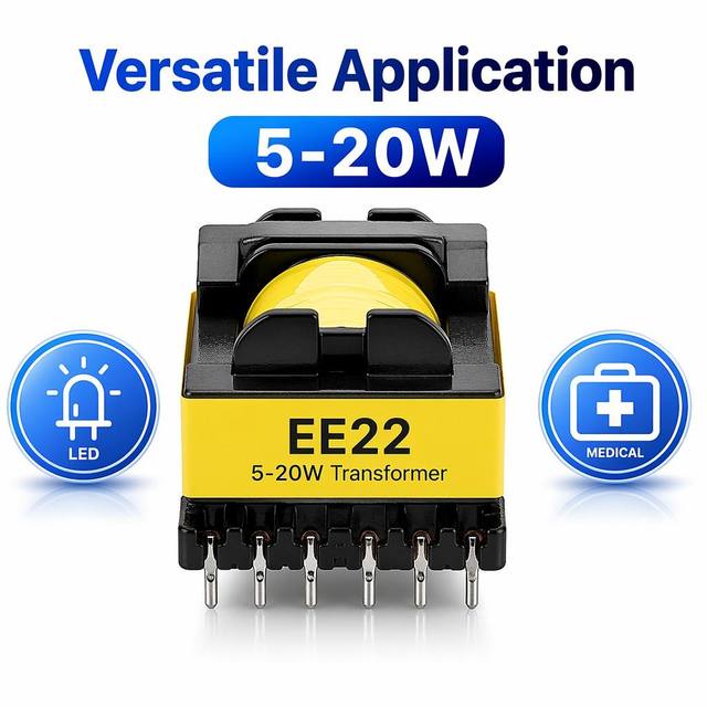 5W-20W EE22 High Frequency Transformer Flyback Switching Transformer for Router Monitor Power Supply Custom Made