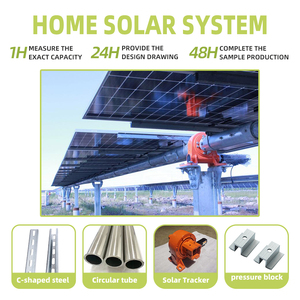 Traqueur solaire à axe unique avec entraînement rotatif, en acier inoxydable galvanisé à chaud, installation rapide, fabriqué en Chine - Product Image 3