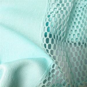 NFPA701 Rèm Tủ Bệnh Viện Dệt Kim 100% Polyester Chống Cháy Có Lưới - Product Image 4