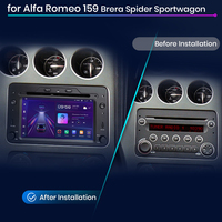 EU-Lager Junsun Autoradio für Alfa Romeo 159 Brera Spider Sportwagon Multimedia Android Autoradio GPS 7 Zoll für Alfa Romeo 159