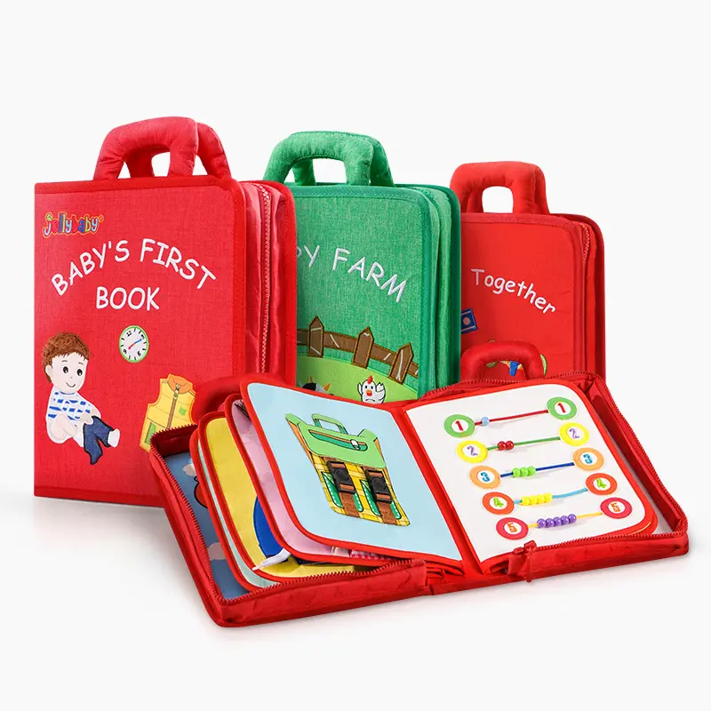 2022 baby first book upgraded life skill good habit cultivate montessori educational baby book cloth for 3 years kids