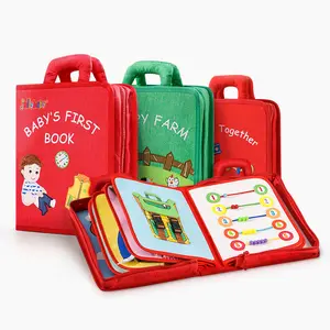 Libro educativo montessori para bebé, ropa de aprendizaje para niños de 3 años, con habilidad para la vida mejorada, buen hábito, 2022