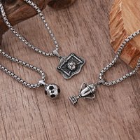 Collier de football personnalisé en acier inoxydable, pendentif trophée de gardien de but, bijoux souvenirs d'événement sur mesure