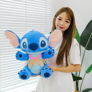Nuovo peluche <span class=keywords><strong>Stitch</strong></span> con gonna hula, simpatico personaggio dei cartoni animati, bambola per bambini, bambola da commercio estero, portachiavi - Product Image 4