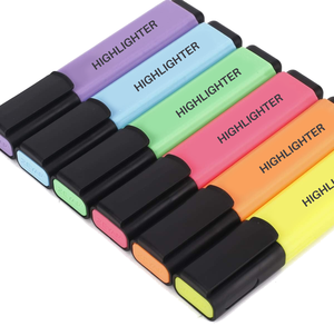 Sáu màu sắc không độc hại Huỳnh Quang <span class=keywords><strong>Highlighter</strong></span> Bút Đánh Dấu Bộ - Product Image 1
