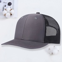 Gorras Trucker de Malla de 6 Paneles Personalizadas al por Mayor con Logotipo Bordado, Gorras de Béisbol Transpirables para Ciclismo, Playa y Uso Casual al Aire Libre