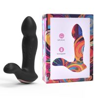 Hochwertiger 10-stufiger Vibrations-Silikon-Analplug, Prostatamassagegerät, Premium-Vibrations-Analtoy für sexuelles Vergnügen