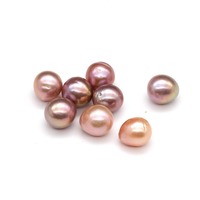 Perles d'eau douce naturelles de qualité AAA, 9-12 mm, de couleur violette, baroques, Edison, en vrac, avec évaluation d'un tiers