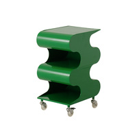 Table basse moderne INS pour salon, style crème en plastique avec espace de rangement et roulettes, mobilier de maison mobile
