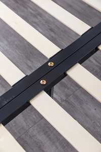 Accessoires de grande taille cadre de lit pliable, cadre en bois festonné et métal, pièces en fer - Product Image 5