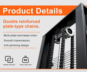Montacargas Eléctrico Uni-Silent de 1.5T y 4.5m, Tipo Walkie, para Talleres de Reparación de Maquinaria, Apilador de Palés, Modelo CQDS1545 - Product Image 3