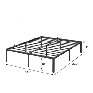 Venta al por mayor caliente de fácil instalación de marco de metal cama doble marco de cama King para el hogar/Hotel/oficina/litera escolar - Product Image 4