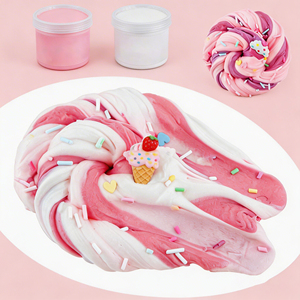 Packs de slime au beurre pour enfants, kit de slime au beurre bicolore pour les cadeaux de fête d'enfants, jouets de slime au beurre préfabriqués - Product Image 4