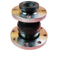 Joint de dilatation en caoutchouc XQY2RF à sphère unique, à face surélevée, avec réducteur concentrique à joint de bride, flexible, pour pipeline DN32-DN800