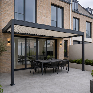 Pérgola Motorizada Inteligente de Aluminio RKOVE, Moderna, para Patio, Jardín, Terraza - Product Image 3