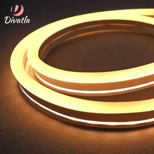 Divatla Chất lượng cao Side chiếu sáng Strip LED Strips Đèn không thấm nước linh hoạt đèn neon Silicone LED Strips