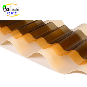 Ondulé Feuille de <span class=keywords><strong>Polycarbonate</strong></span> <span class=keywords><strong>Lexan</strong></span> Pour Balcon Housse De Pluie - Product Image 1