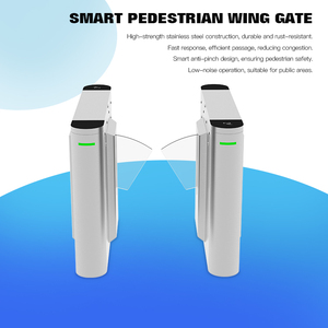 Hcw thép không gỉ tự động điện tử cánh cửa quay rào cản Cổng An Ninh tốc độ cao nhận dạng khuôn mặt hai hướng - Product Image 3