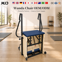 Chaise Wunda de Pilates professionnelle avec poignées réglables et ressorts, équipement de yoga pour studio professionnel OEM