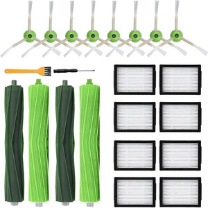 Cepillo de Rodillo de Goma y <span class=keywords><strong>Filtro</strong></span> de Repuesto para Aspiradoras Robóticas iRobot <span class=keywords><strong>Roomba</strong></span> Series I7, I7+, <span class=keywords><strong>I3</strong></span>, <span class=keywords><strong>I3</strong></span>+, I4, I4+, I6, I6+, I8, I8+, J7 y E - Piezas de Repuesto - Product Image 1