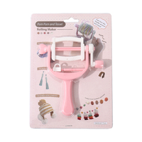 Mini Machine à Tisser la Laine JP Portable Petit Outil de Tressage de Pompons en Fil de Laine Machine à Tricoter Manuelle DIY