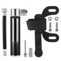 Pompe à vélo manuelle JOHORSE 120 PSI en alliage d'aluminium, mini, portable, étanche et légère, pour valve Presta