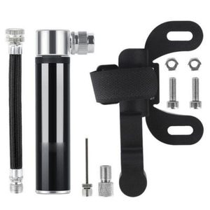 Mini pompe à vélo portable en alliage d'aluminium haute pression 120PSI, gonfleur d'air pour valve Presta Schrader, pour vélo de route et <span class=keywords><strong>vtt</strong></span> 098DQT - Product Image 1