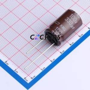 EKMG101ELL331ML25S Through-Hole <b>Aluminum</b> <b>Electrolytic</b> <b>Capacitor</b> Through hole,D16xL25mm 330uF 20% 100V 540mA-120Hz - Product Image 1