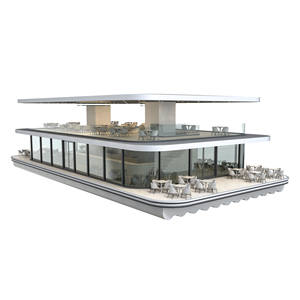 Maison Bateau Arche de Noé Maison flottante Eau <span class=keywords><strong>Restaurant</strong></span> Aluminium Arche d'eau de luxe Maison flottante - Product Image 2