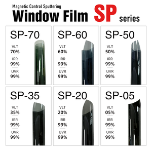 <span class=keywords><strong>8</strong></span>년 이상 보증 창문 틴트 필름 탈착식 접착제 포함, 반사형 마그네트론 스퍼터링 코팅 필름 창문 틴트용 자동차 - Product Image 3