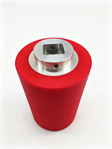 Rodillo Recubierto de Poliuretano con Núcleo de Aluminio Personalizable, Rodillo de Presión de Alta Resistencia al Desgaste para Automatización Industrial - Product Image 6