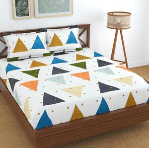 Lenzuolo in cotone Ultra Fine con misura elastica 180cm 195cm 225cm e fodere per cuscini dimensioni 50cm X 75cm pensato per camera da letto di lusso - Product Image 1