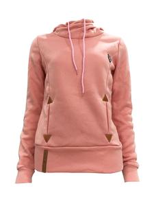 Tuta Casual larga da donna taglie forti autunno inverno con ricamo a manica lunga <span class=keywords><strong>felpa</strong></span> con cappuccio in <span class=keywords><strong>velluto</strong></span> spesso e caldo E6699 - Product Image 6