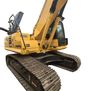 Excavadora usada a gran escala KOMATSU 220, excavadora de segunda mano importada