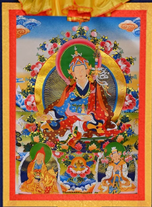 Thangka pigmento minerale cuore dipinti decorativi tela Base Zhan Bala ritratto per la casa portico decorazione della parete - Product Image 4