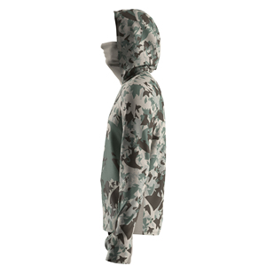 Kaos Berburu Memancing Ash Camo All-in-One Protection Gaiter Hoodie Ringan Pria Anti UV Bernapas - Product Image 4