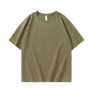Designer Factory Cheap Price MOQ 20 Pieces Men's Solid Knitted 100% Cotton T-<b>Shirt</b> Blank with Custom Logo for Street Wear - Product Image 3
