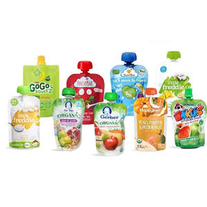 Bolsas de Boquilla Impresas Personalizadas de Alta Calidad, Bolsas Termosellables de PE a Prueba de Olores, Embalaje de Grado Alimenticio para Alimentos para Bebés, Jugos Líquidos, MOQ Bajo - Product Image 6