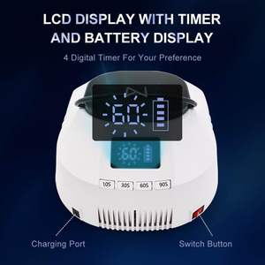 Lampe professionnelle de dessiccateur d'ongle de lampes de lumière LED UV sans fil portatives de la puissance élevée 96W avec le salon - Product Image 5